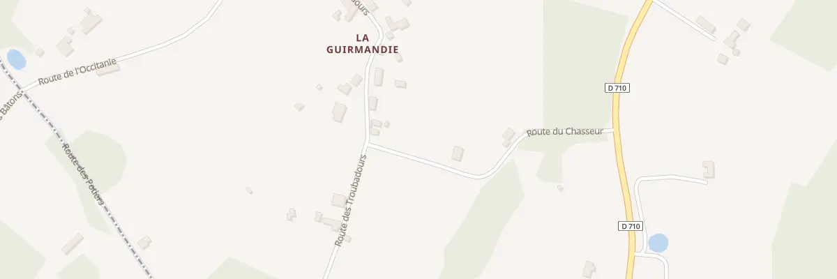 Plan du 9001 La Guirmandie Sud à La Douze