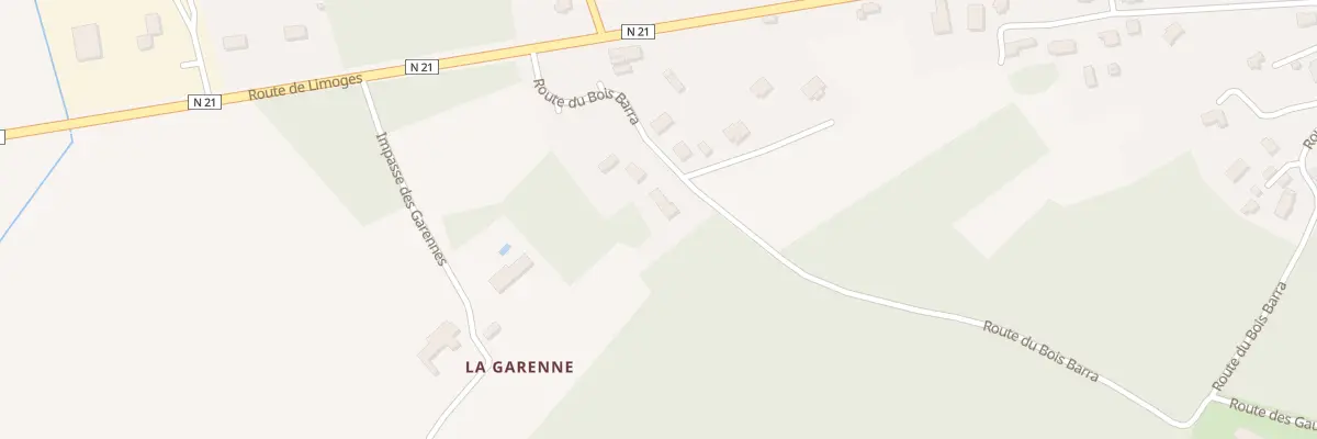 Plan du 3 Rte du Bois Barra à Antonne-et-Trigonant