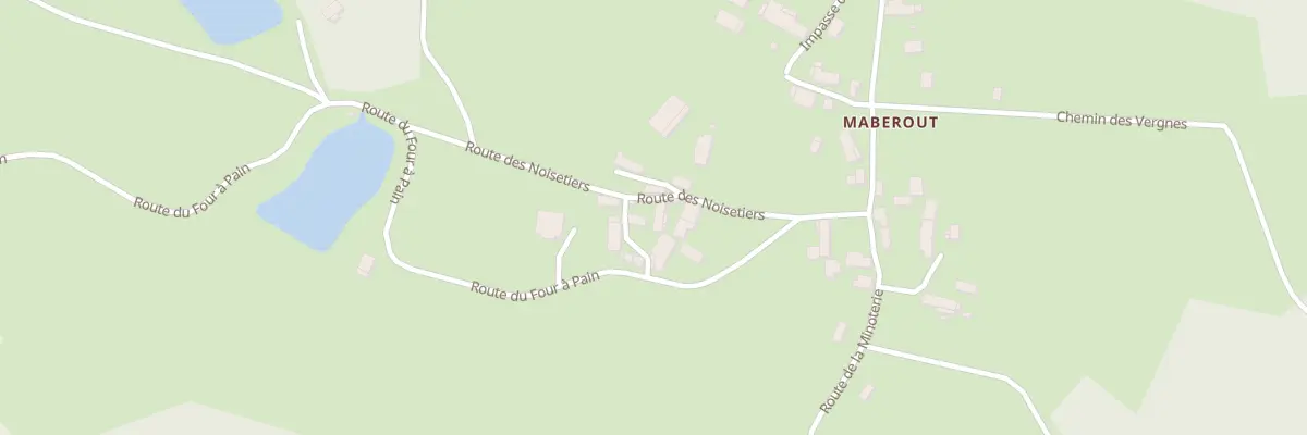Plan du 196 Rte des Noisetiers à Saint-Saud-Lacoussière