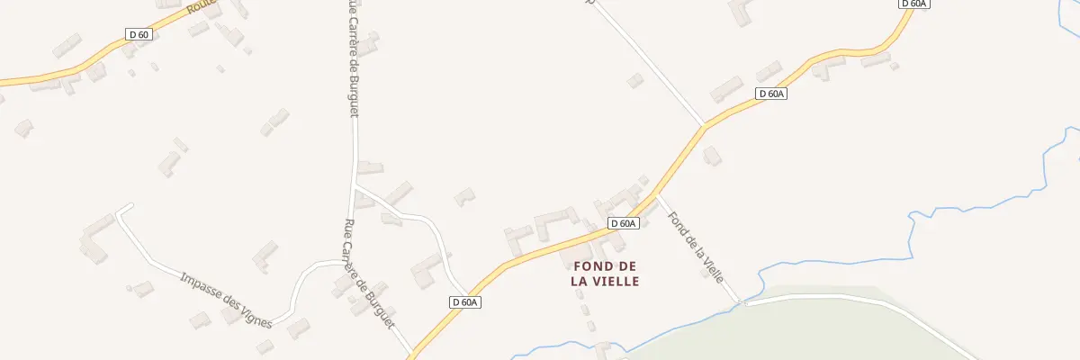 Plan du 188 Fond de la Vielle à Estadens