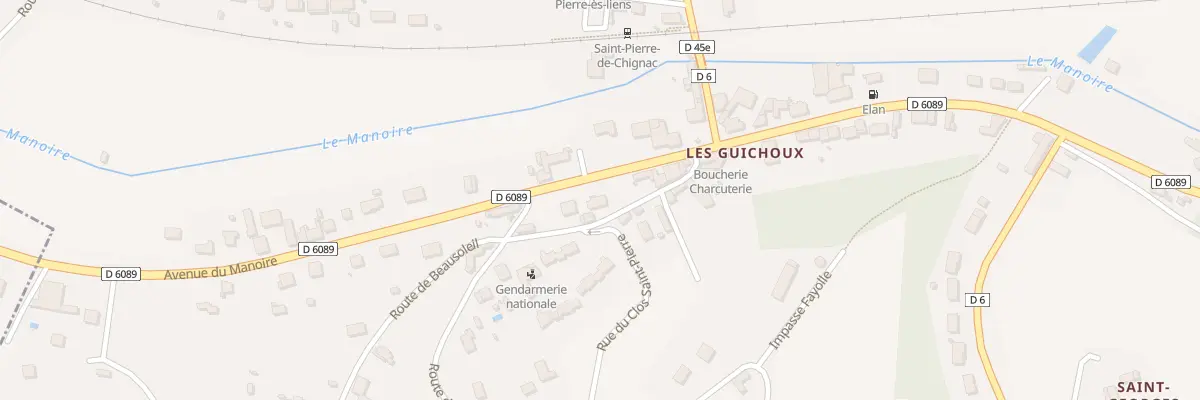 Plan du 464 Av du Manoire à Saint-Pierre-de-Chignac