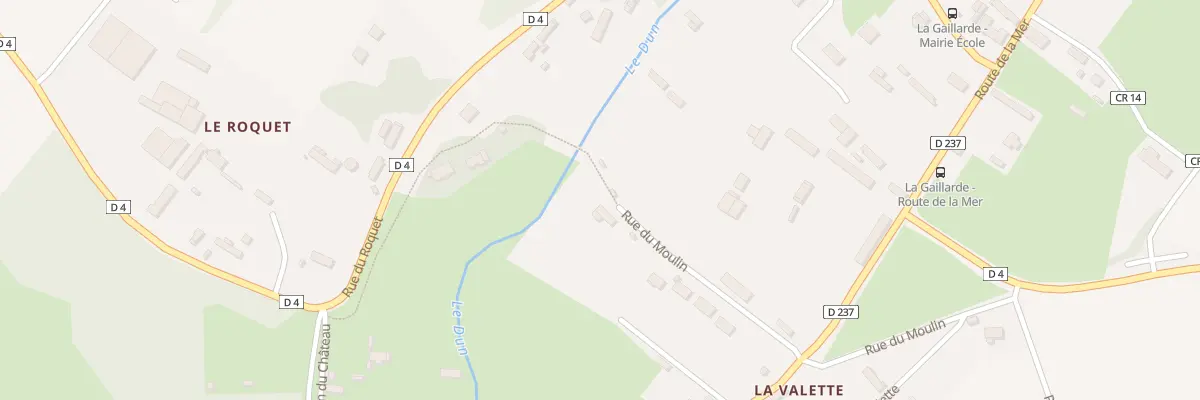 Plan du 3 Rue du Moulin à La Gaillarde