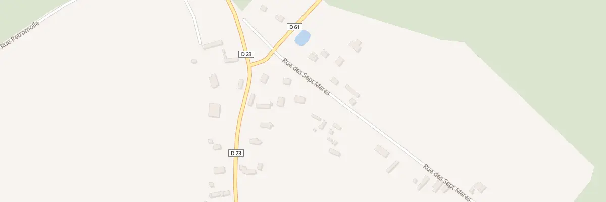 Plan du 307 Rue des Sept Mares au Lesme
