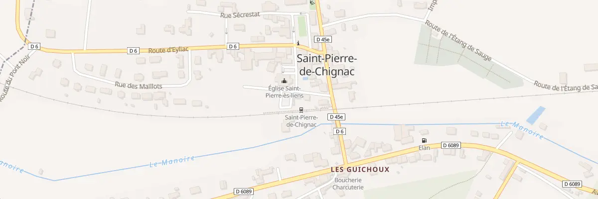 Plan du 88 Rue Eglise Es Liens à Saint-Pierre-de-Chignac