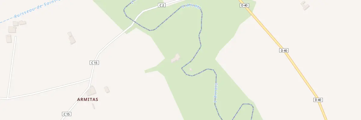 Plan du 2500 Vc 15 à Monfort