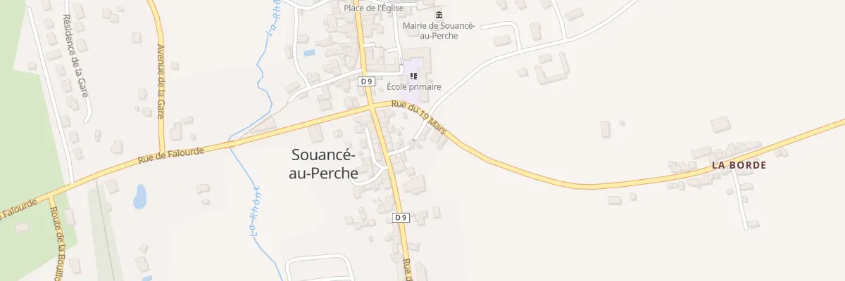 Plan du 1 Rle du Pisseau à Souancé-au-Perche