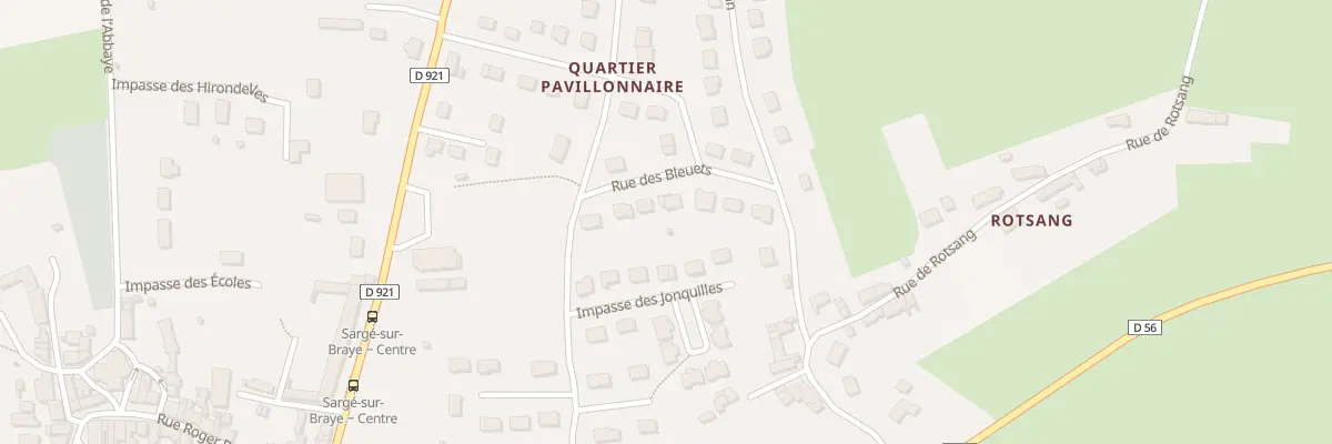 Plan du 5 Rue des Bleuets à Sargé-sur-Braye
