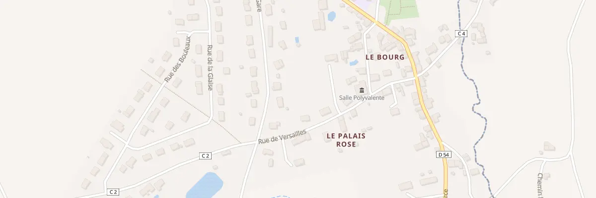 Plan du 83 Le Bourg au Boulay
