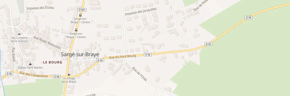 Plan du 15 Rue du Haut-Bourg à Sargé-sur-Braye