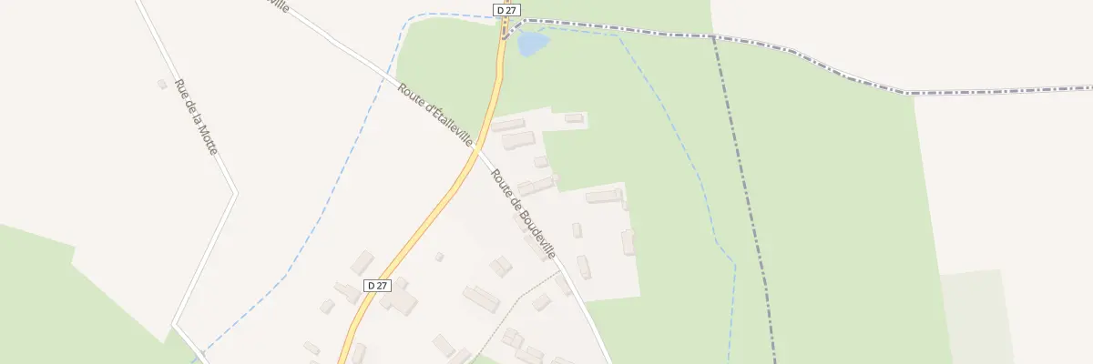 Plan du 3 Rte de Boudeville à Prétot-Vicquemare