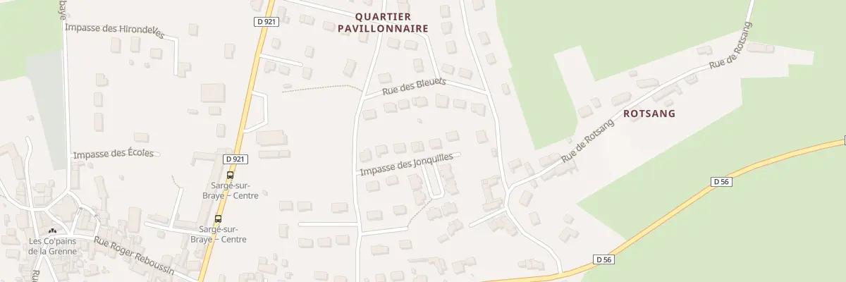 Plan du 7 Imp des Jonquilles à Sargé-sur-Braye