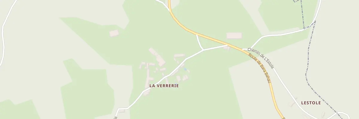 Plan du 64 La Verrerie à Val de Louyre et Caudeau
