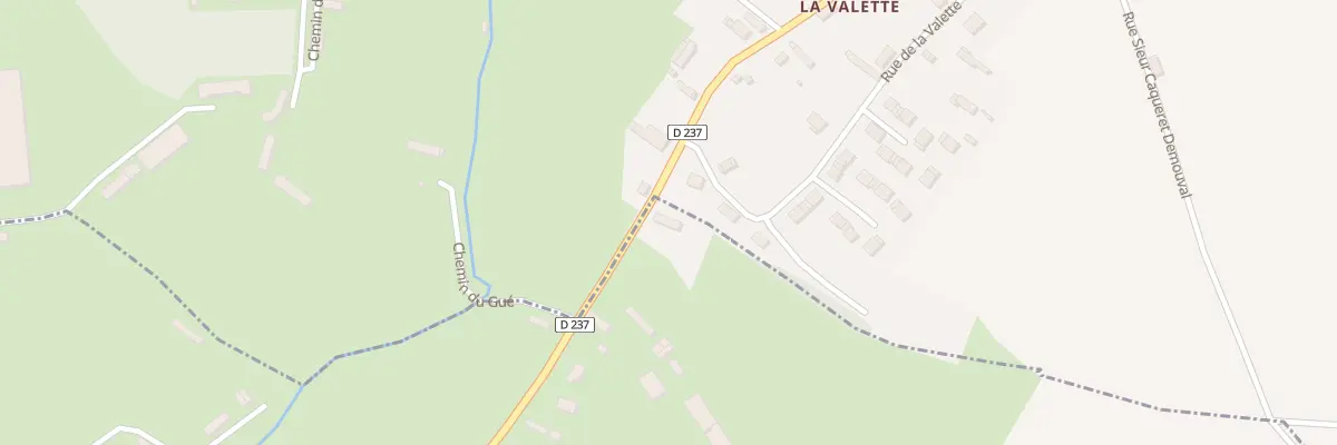 Plan du 1111 Rte de la Vallee à Saint-Pierre-le-Viger