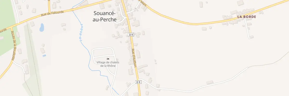 Plan du 21 Rue d’Authon à Souancé-au-Perche