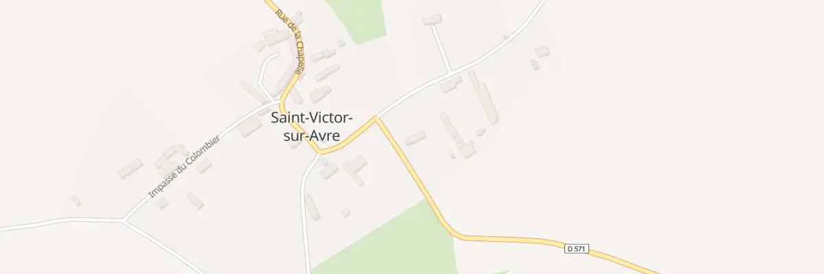 Plan du 2 Rte des Pommiers à Saint-Victor-sur-Avre