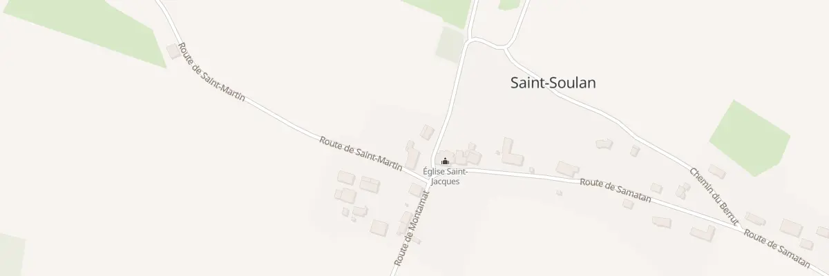 Plan du 24 Rte de Saint Martin à Saint-Soulan