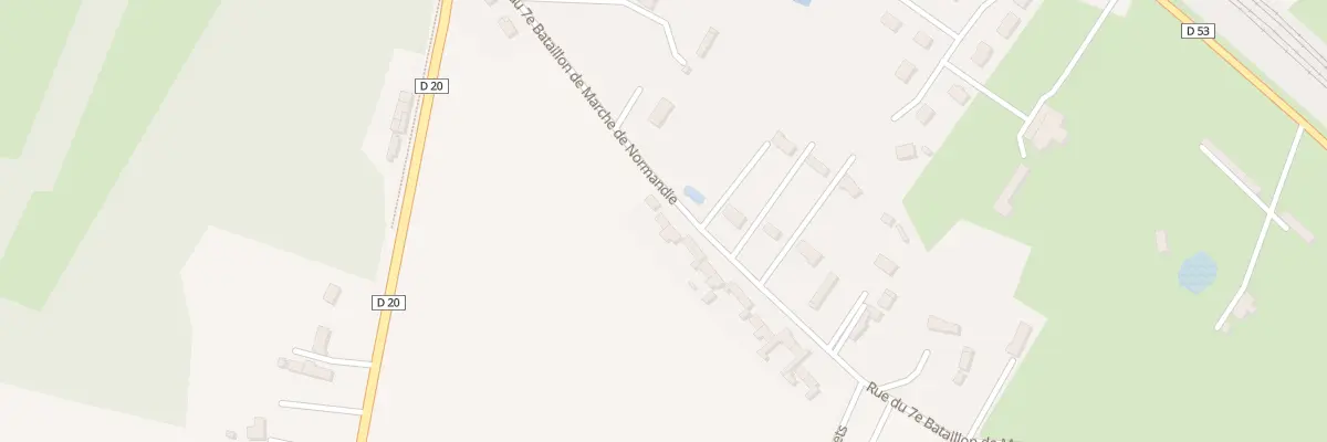 Plan du 246 Rue du 7eme Bnm à Motteville