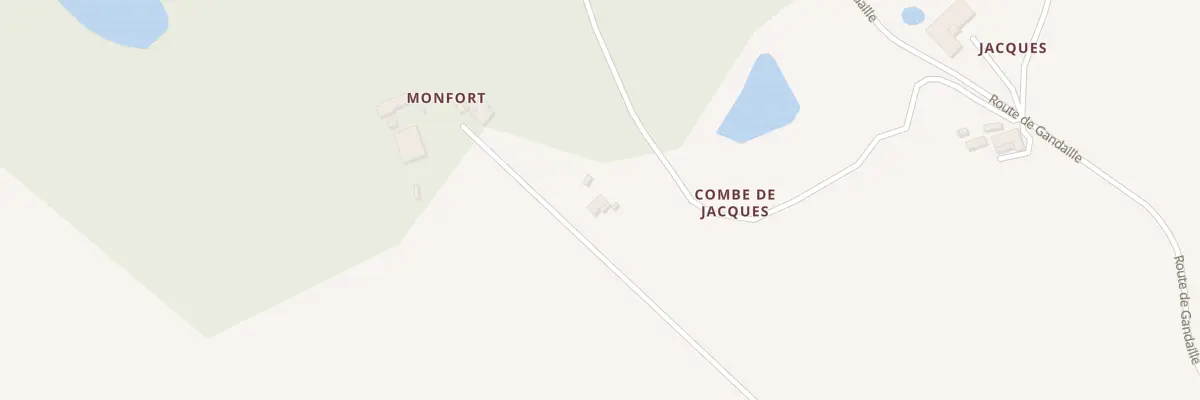 Plan du 5175 Combe de Jacques à Dondas