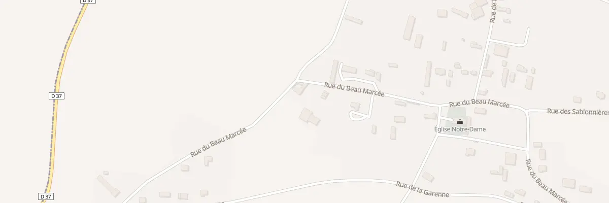Plan du 9 Rue du Beau Marcée à Collandres-Quincarnon