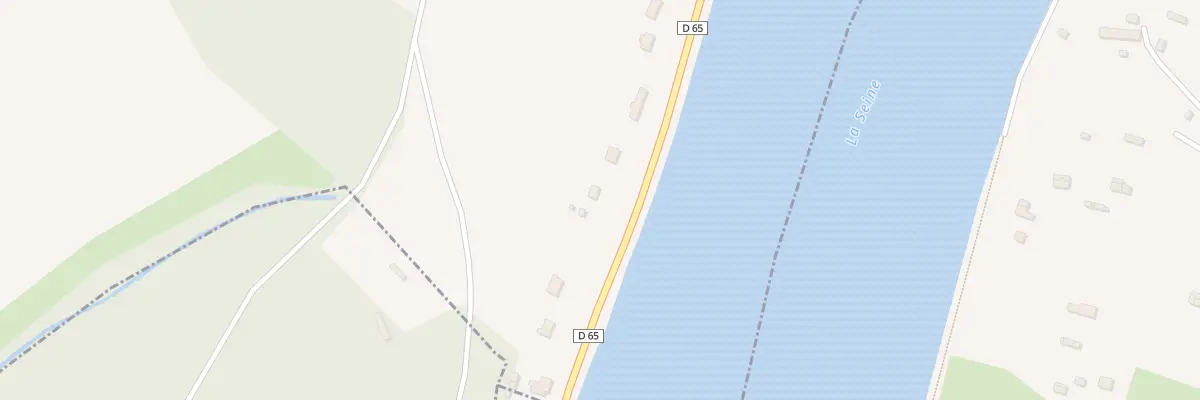 Plan du 87 Rte du Halage à Duclair