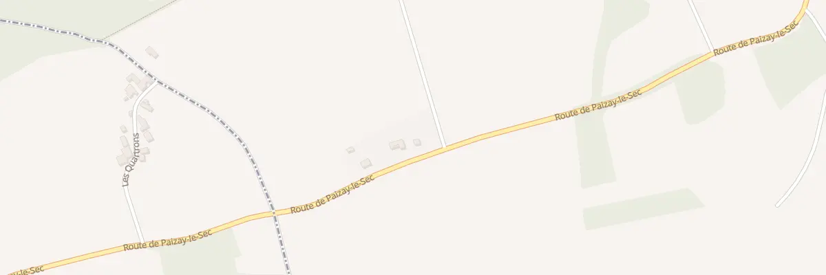 Plan du 34 Rte de Paizay-le-sec à Nalliers