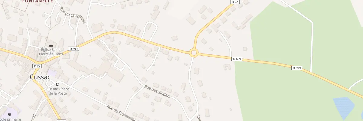 Plan du 38 Rue de Limoges à Cussac