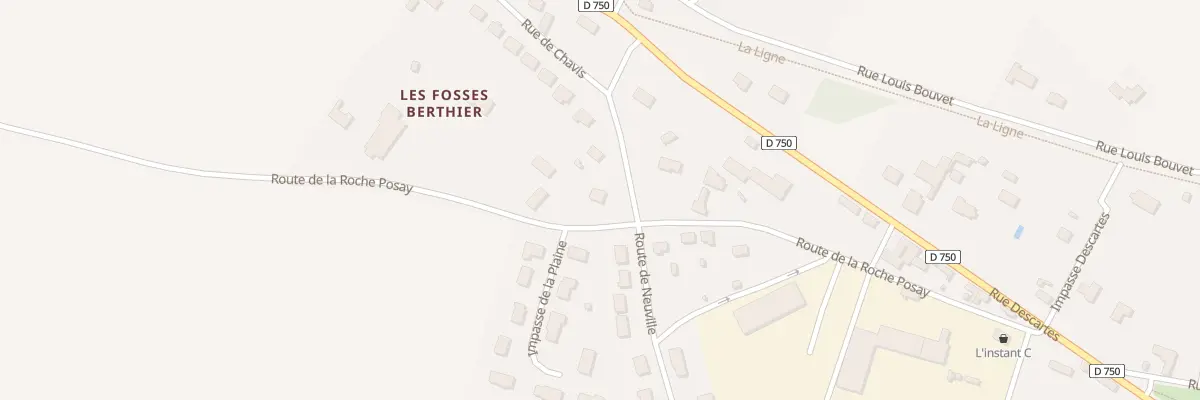 Plan du 10 Rte Petite Rte La Roche Posay à Yzeures-sur-Creuse