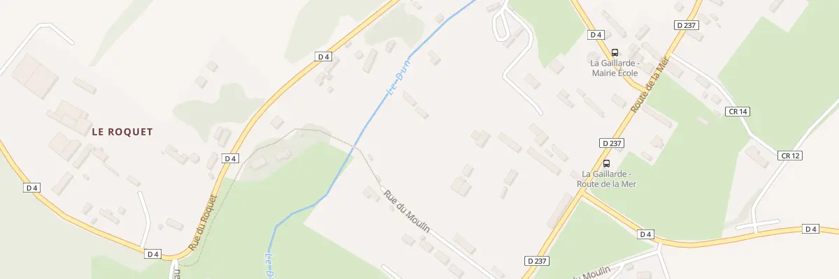 Plan du 6 Rue du Moulin à La Gaillarde