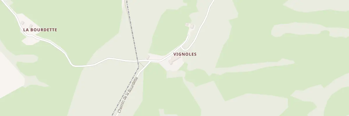 Plan du 5 Vignoles à Proupiary