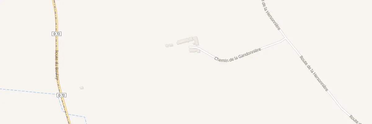 Plan du 1 Che de la Gandonnière à Authon
