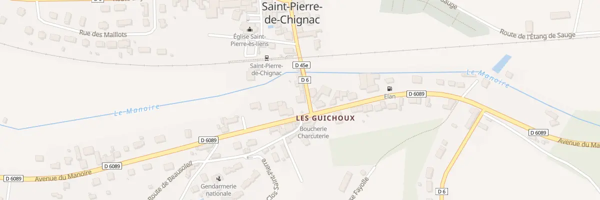 Plan du 25 Rte du 8 Mai 1945 à Saint-Pierre-de-Chignac
