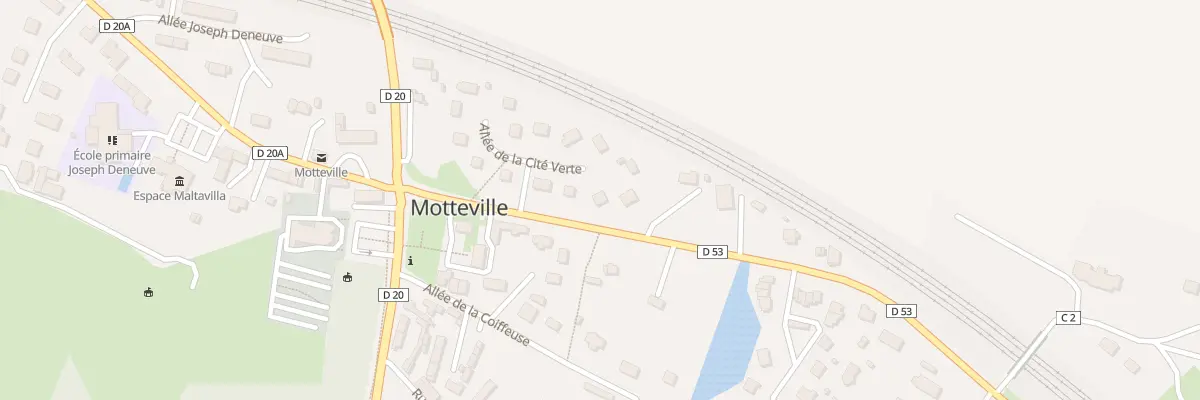 Plan du 3 All de la Cité Verte à Motteville