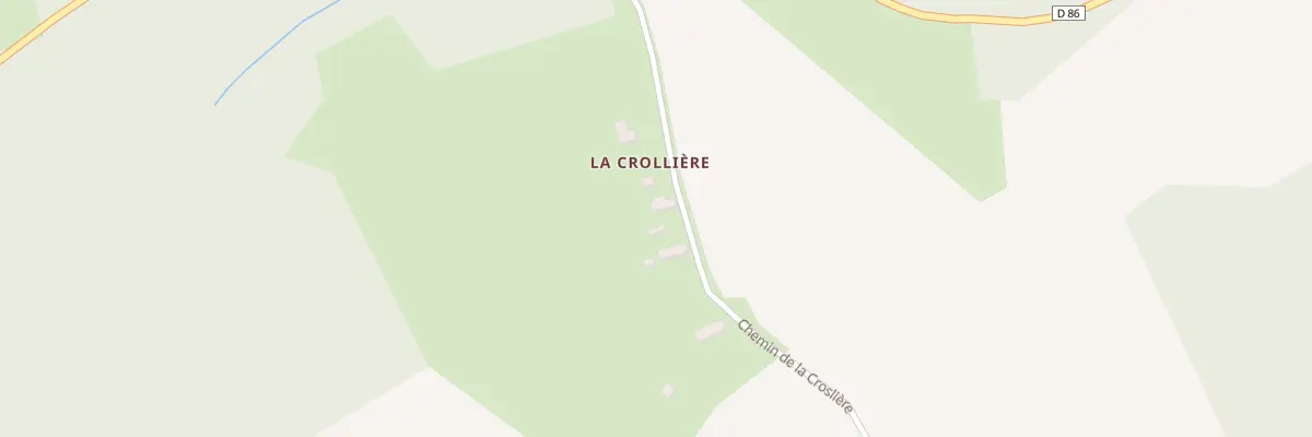 Plan du 4 La Crolliere à Baillou
