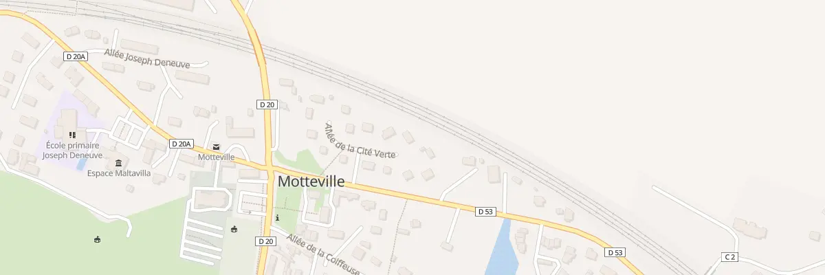 Plan du 6 All de la Cité Verte à Motteville
