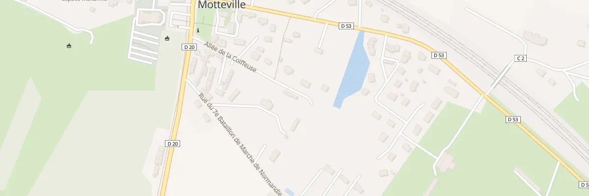 Plan du 170 All de la Coiffeuse à Motteville