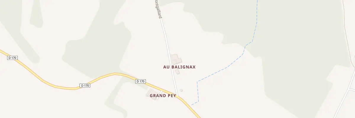Plan du 5025 Au Balignax à Castéron