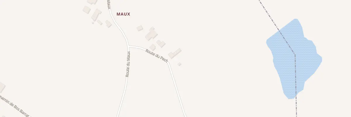 Plan du 127 Rte du Pech à Saint-Aubin