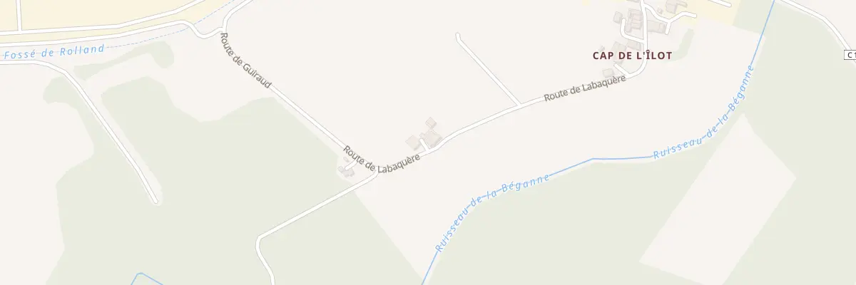 Plan du 38 Rte de Labaquère à Golfech