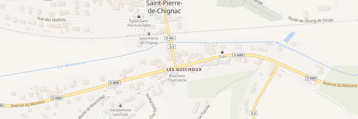 Plan du 16 Rte du 8 Mai 1945 à Saint-Pierre-de-Chignac