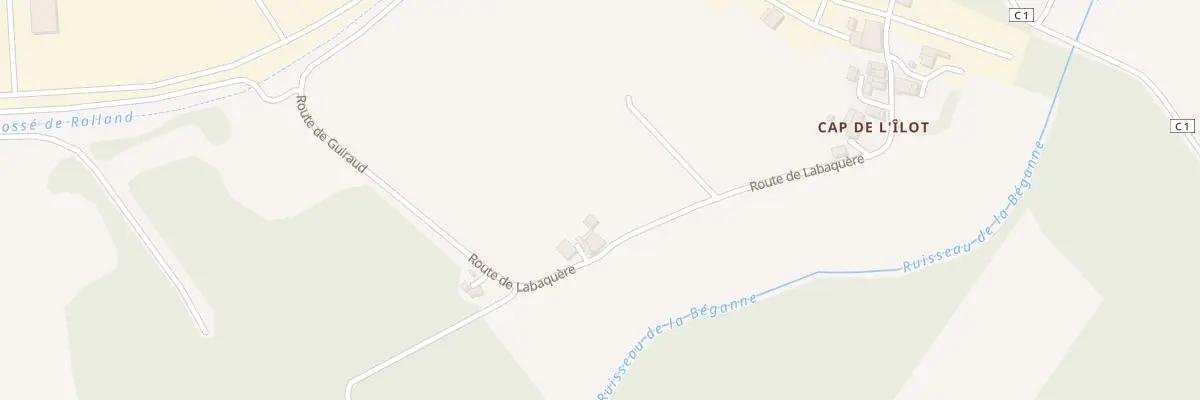 Plan du 36 Rte de Labaquère à Golfech