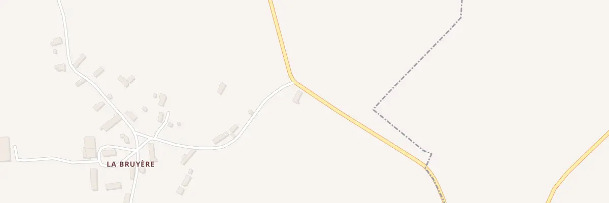 Plan de La Bruyere à Rohaire