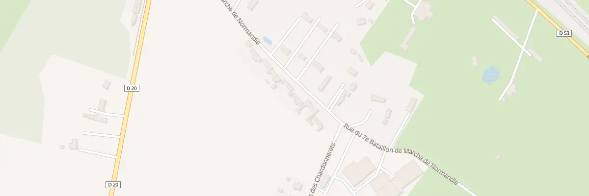 Plan du 340 Rue du 7eme Bnm à Motteville