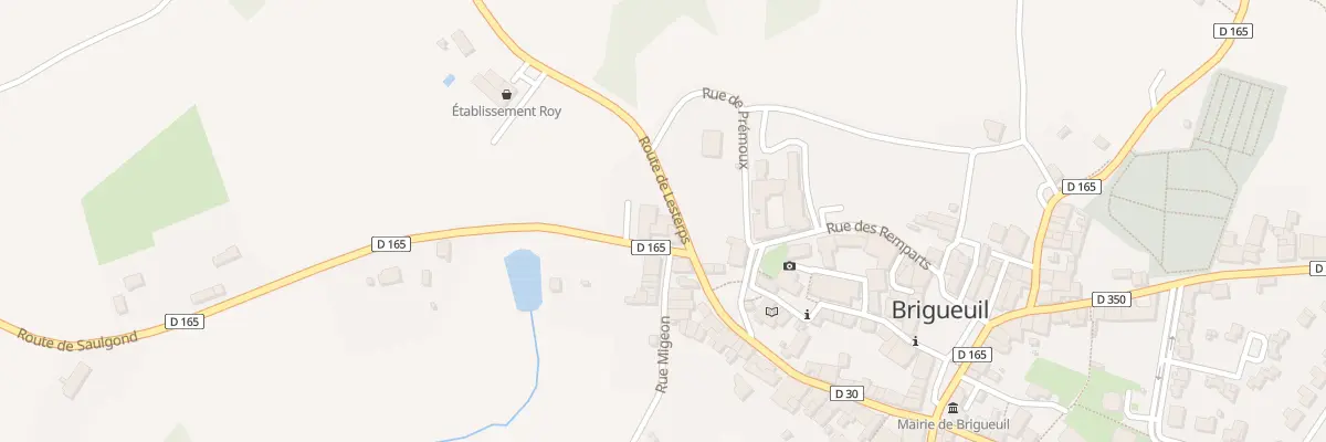 Plan du 4 Rte de Saulgond à Brigueuil