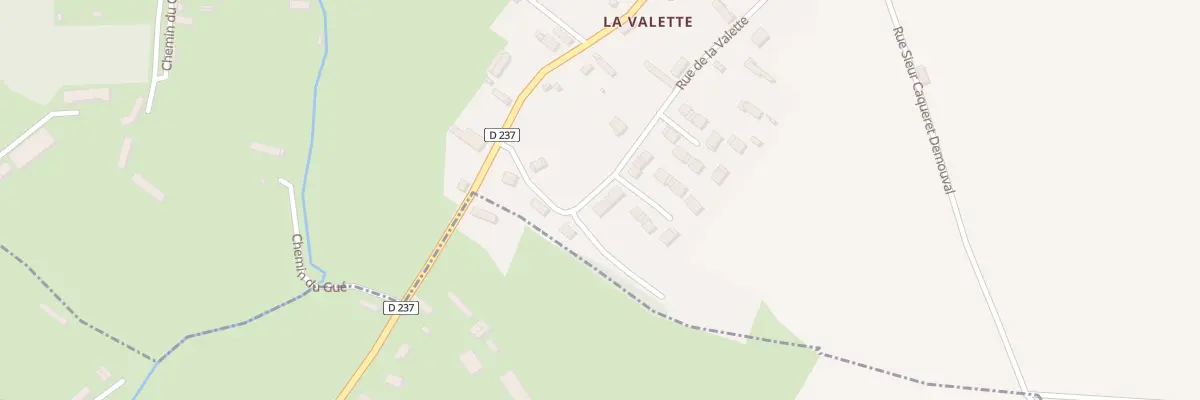 Plan du 18 Res la Valette à La Gaillarde