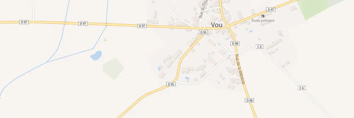 Plan du 6 Rue de la Fontaine à Vou