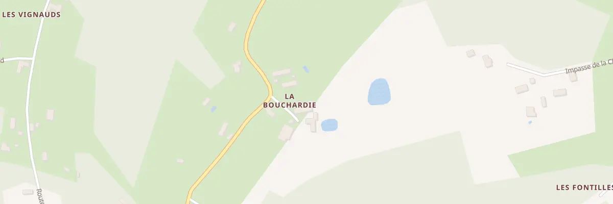 Plan du 93 La Bouchardie Nord à La Douze