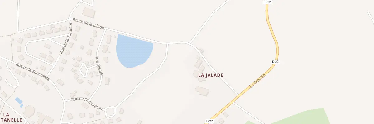 Plan du 7 Rte de La Jalade à Cussac