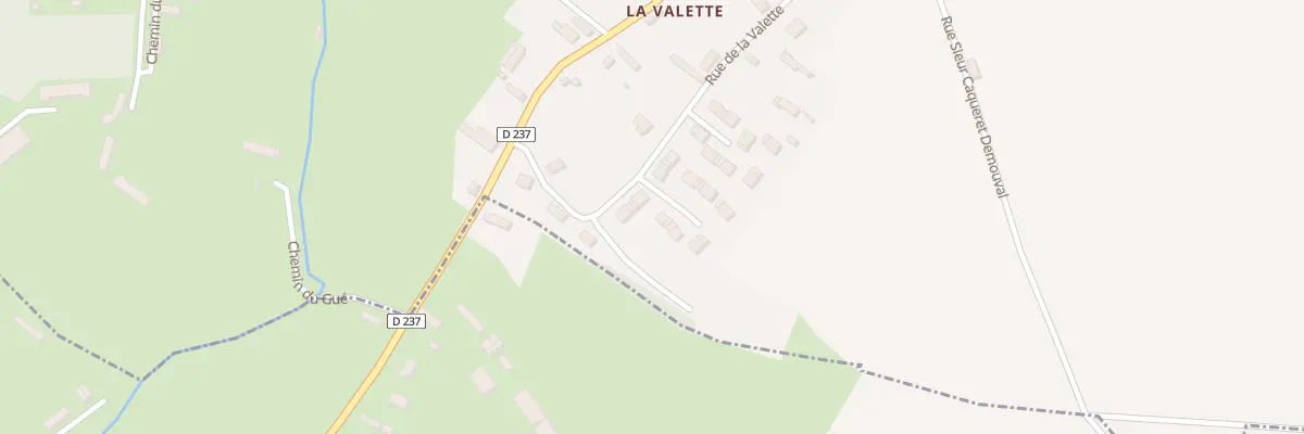 Plan du 16 Res la Valette à La Gaillarde