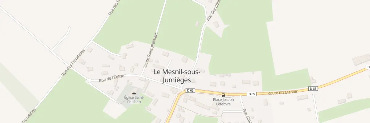 Plan du 57 Rue des Cotes au Mesnil-sous-Jumièges
