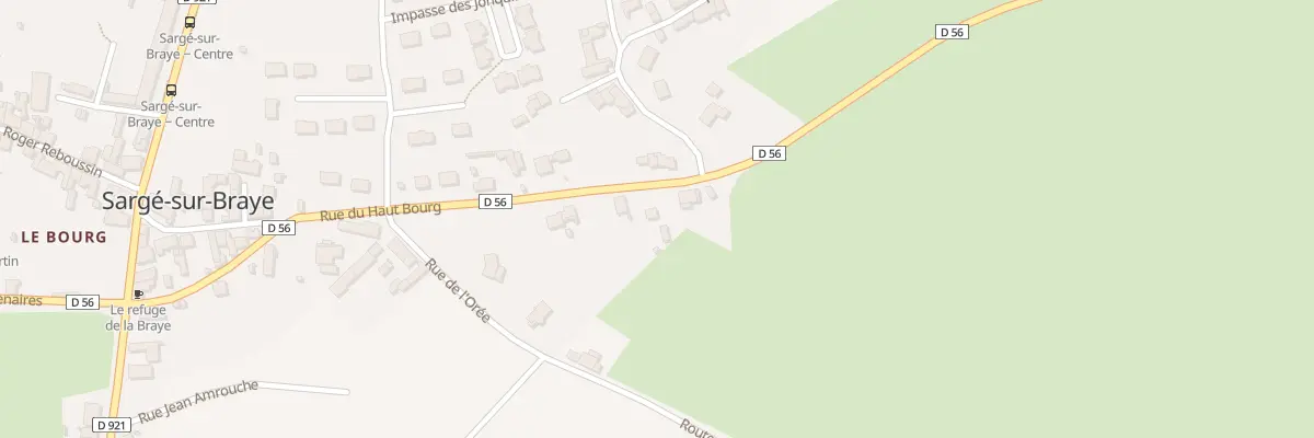 Plan du 20 Rue du Haut-Bourg à Sargé-sur-Braye